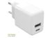 Accezz Wall Charger - Oplader - USB-C en USB aansluiting - Power Delivery - 20 Watt - White