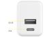 Accezz Wall Charger - Oplader - USB-C en USB aansluiting - Power Delivery - 20 Watt - White