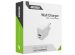 Accezz Wall Charger - Oplader - USB-C en USB aansluiting - Power Delivery - 20 Watt - Wit