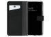 Selencia Echt Lederen Bookcase Samsung Galaxy S21 FE - Zwart