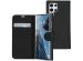 Accezz Wallet Softcase Bookcase Samsung Galaxy S22 Ultra - Zwart