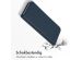 Accezz Premium Leather Slim Bookcase iPhone 13 Mini - Donkerblauw