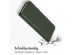 Accezz Premium Leather Slim Bookcase iPhone 13 Mini - Groen