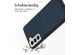 Accezz Premium Leather Card Slot Backcover Samsung Galaxy S21 - Donkerblauw