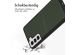 Accezz Premium Leather Card Slot Backcover Samsung Galaxy S21 - Groen