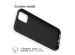 Accezz Color Backcover iPhone 12 (Pro) - Zwart