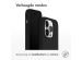 Accezz Liquid Silicone Backcover iPhone 14 Pro - Zwart