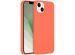 Accezz Liquid Silicone Backcover met MagSafe iPhone 14 Plus - Nectarine