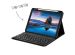 Accezz QWERTZ Bluetooth Keyboard Bookcase iPad 10 (2022) 10.9 inch - Zwart