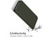 Accezz Premium Leather Slim Bookcase iPhone 14 Pro - Groen