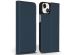 Accezz Premium Leather Slim Bookcase iPhone 14 Plus - Donkerblauw