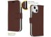 Accezz Wallet Softcase Bookcase iPhone 14 - Bruin