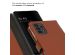 Selencia Echt Lederen Bookcase Samsung Galaxy A13 (4G) - Lichtbruin