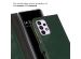 Selencia Echt Lederen Bookcase Samsung Galaxy A33 - Groen
