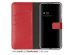 Selencia Echt Lederen Bookcase Samsung Galaxy S22 Plus - Rood