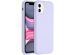 Accezz Liquid Silicone Backcover iPhone 11 - Paars