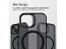 Accezz Rugged Frosted Backcover met MagSafe iPhone 14 - Zwart