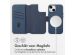 Accezz Leather Bookcase 2-in-1 met MagSafe iPhone 15 - Nightfall Blue