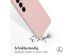 Accezz Liquid Silicone Backcover Samsung Galaxy S24 - Roze