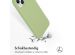 Accezz Liquid Silicone Backcover iPhone 15 Plus - Groen