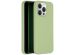 Accezz Liquid Silicone Backcover iPhone 15 Pro Max - Groen