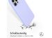 Accezz Liquid Silicone Backcover iPhone 15 Pro Max - Paars