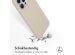 Accezz Liquid Silicone Backcover met MagSafe iPhone 15 Pro Max - Stone