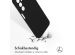 Accezz Liquid Silicone Backcover Samsung Galaxy A25 - Zwart