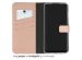 Selencia Echt Lederen Bookcase Samsung Galaxy A35 - Dusty Pink