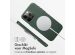 Accezz MagSafe Leather Backcover iPhone 15 Pro Max - Cedar Green