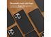 Accezz Premium Leather Slim Bookcase iPhone 15 Pro Max - Zwart