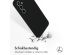 Accezz Liquid Silicone Backcover Samsung Galaxy A35 - Zwart