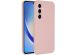 Accezz Liquid Silicone Backcover Samsung Galaxy A35 - Roze