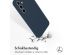 Accezz Liquid Silicone Backcover Samsung Galaxy A35 - Donkerblauw