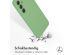 Accezz Liquid Silicone Backcover Samsung Galaxy A55 - Groen