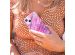 Selencia Aurora Fashion Backcover iPhone 14 Pro - Duurzaam hoesje - 100% gerecycled - Ocean Shell Purple