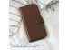 Selencia Echt Lederen Bookcase iPhone 14 - Bruin