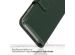 Selencia Echt Lederen Bookcase Samsung Galaxy A33 - Groen