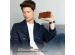 Selencia Echt Lederen Bookcase Samsung Galaxy A23 (5G) - Lichtbruin