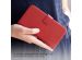 Selencia Echt Lederen Bookcase Samsung Galaxy S21 FE - Rood