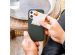 Accezz Premium Leather Card Slot Backcover iPhone 14 Plus - Groen