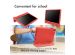 Accezz Kidsproof Backcover met handvat iPad 9 (2021) 10.2 inch / iPad 8 (2020) 10.2 inch / iPad 7 (2019) 10.2 inch - Rood