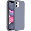 Accezz Liquid Silicone Backcover iPhone 11 - Lavender Gray