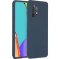 Accezz Liquid Silicone Backcover Samsung Galaxy A52(s) (5G/4G) - Donkerblauw