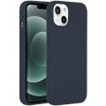 Accezz Liquid Silicone Backcover iPhone 13 Mini - Donkerblauw