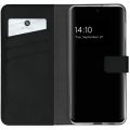 Selencia Echt Lederen Bookcase Samsung Galaxy A32 (4G) - Zwart