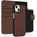 Accezz Premium Leather 2 in 1 Wallet Bookcase iPhone 13 - Bruin