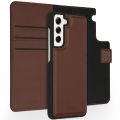 Accezz Premium Leather 2 in 1 Wallet Bookcase Samsung Galaxy S21 FE - Bruin