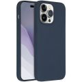 Accezz Liquid Silicone Backcover iPhone 14 Pro Max - Donkerblauw