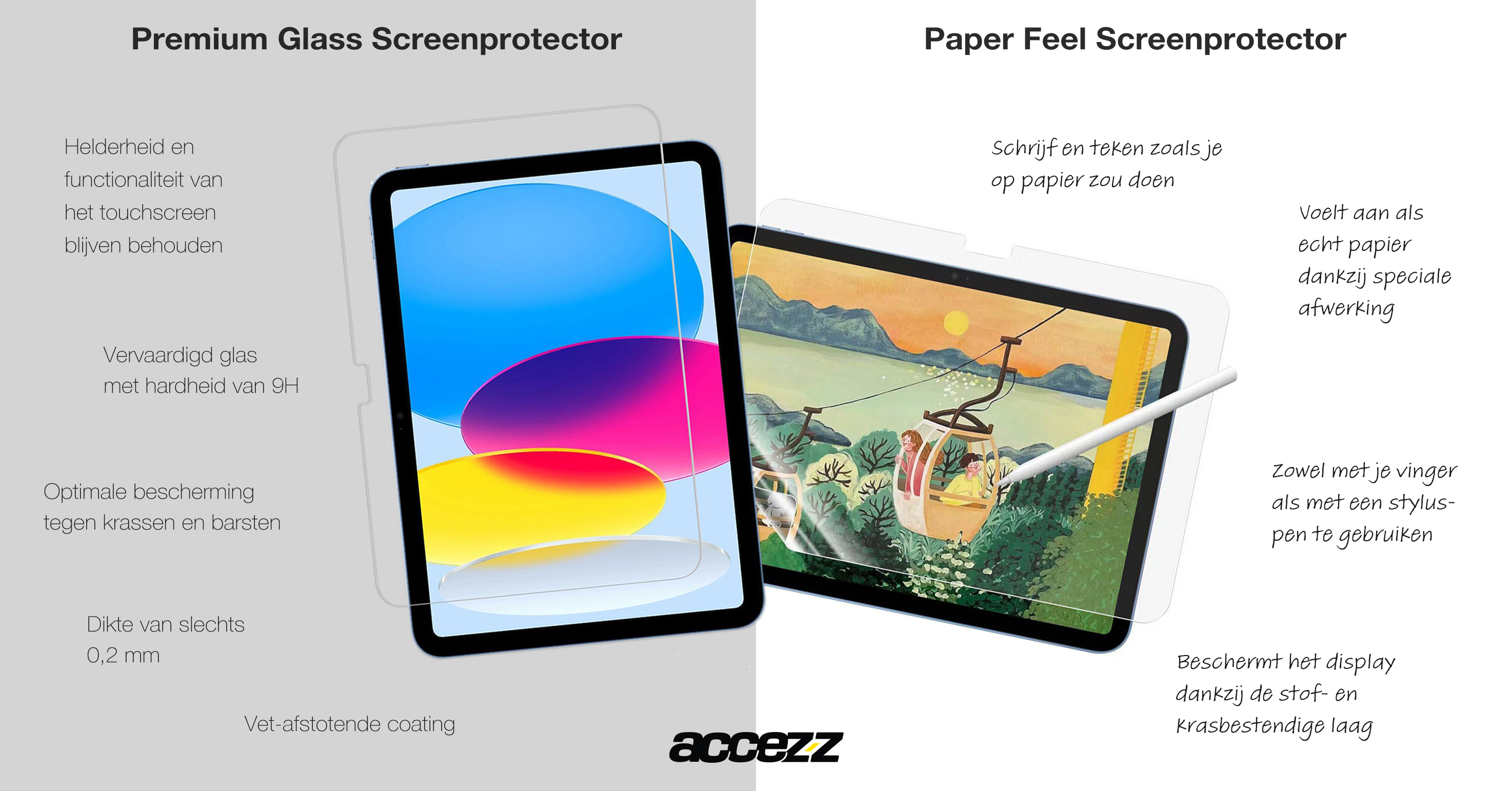 Premium Glass vs. Paper Feel screenprotector
